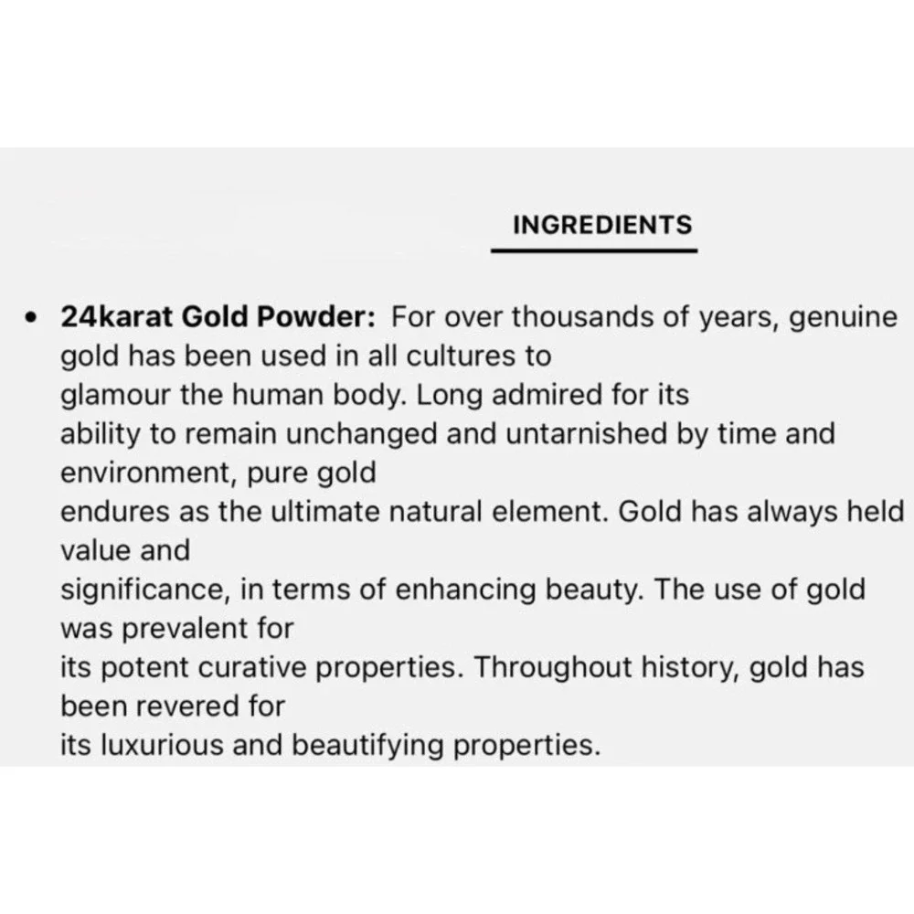 Gold Elements D'Or Facial Cream with 24K Gold Powder, Hydrating, 50ml/1.7oz 5/28